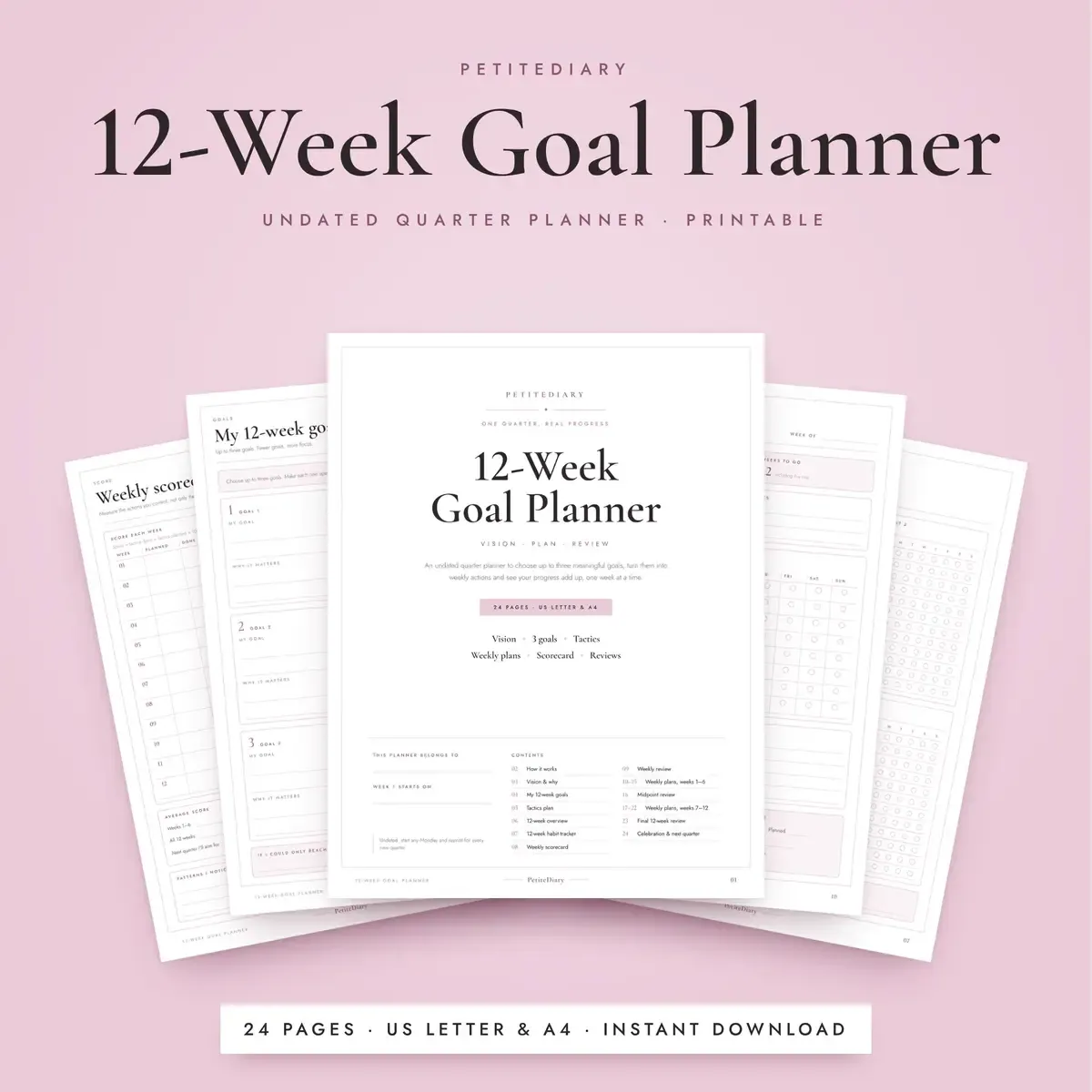 12 Week Planner