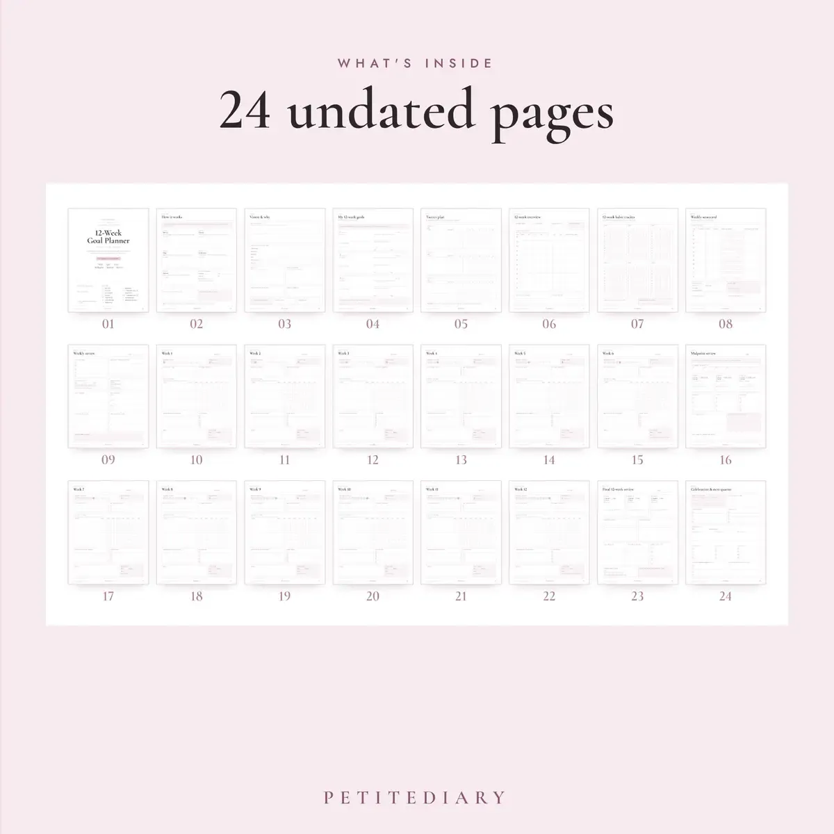 12 Week Planner, image 2
