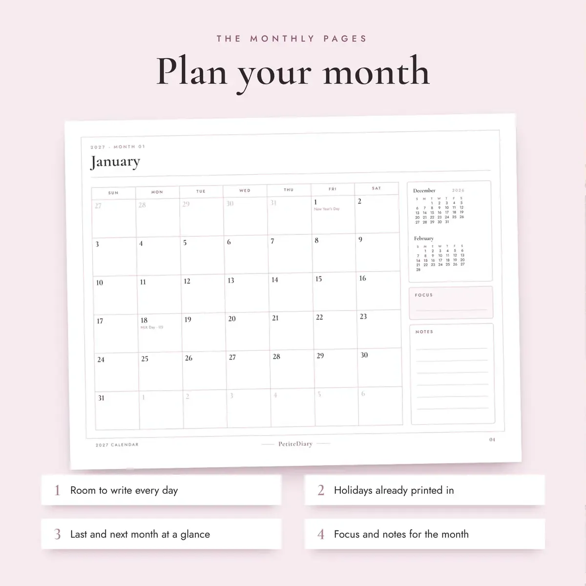 2027 Calendar, image 3