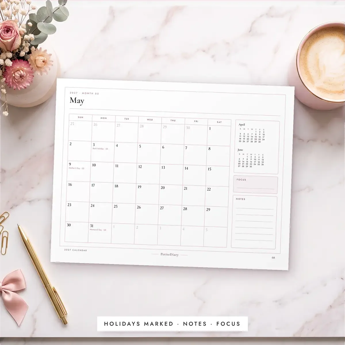 2027 Calendar, image 4