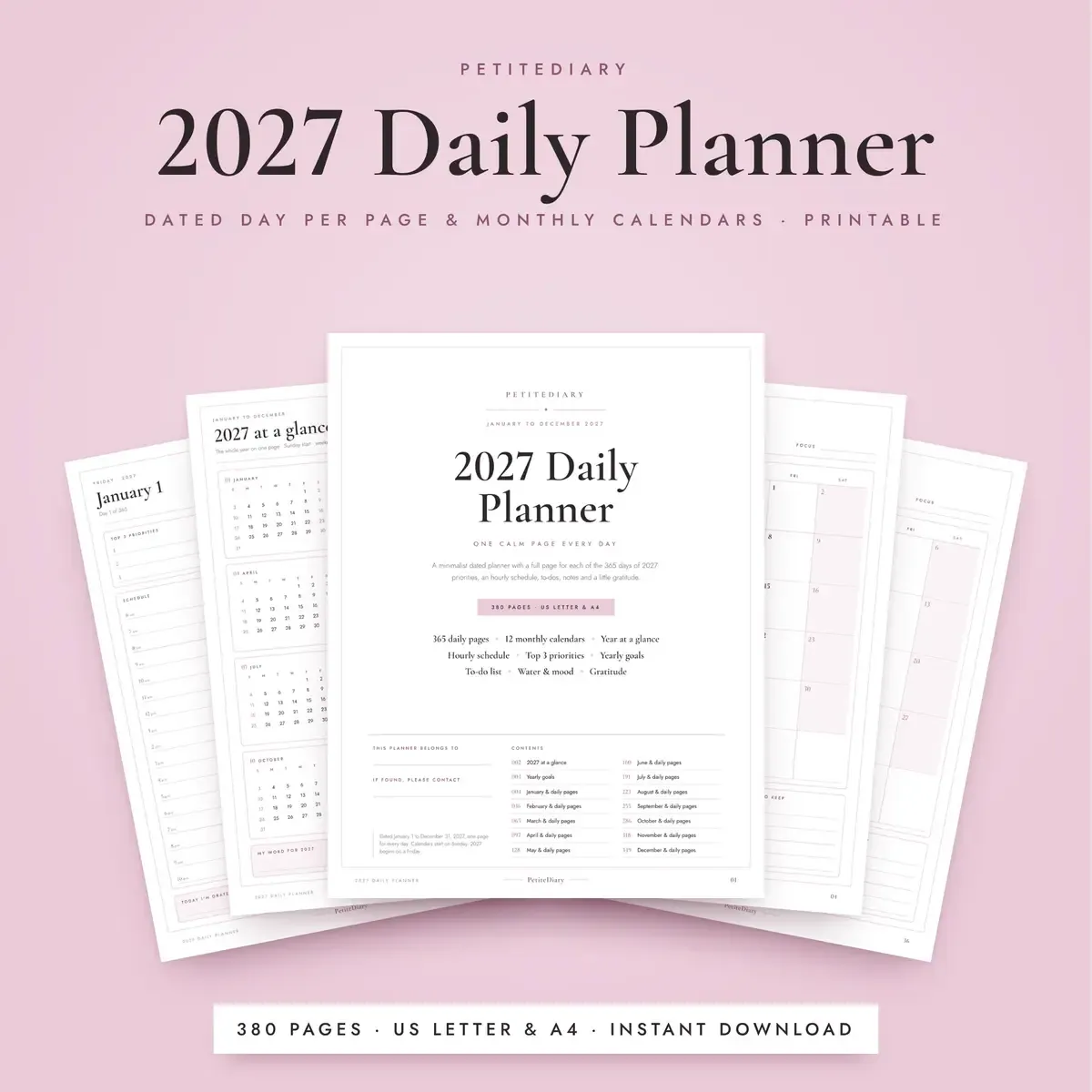 2027 Daily Planner