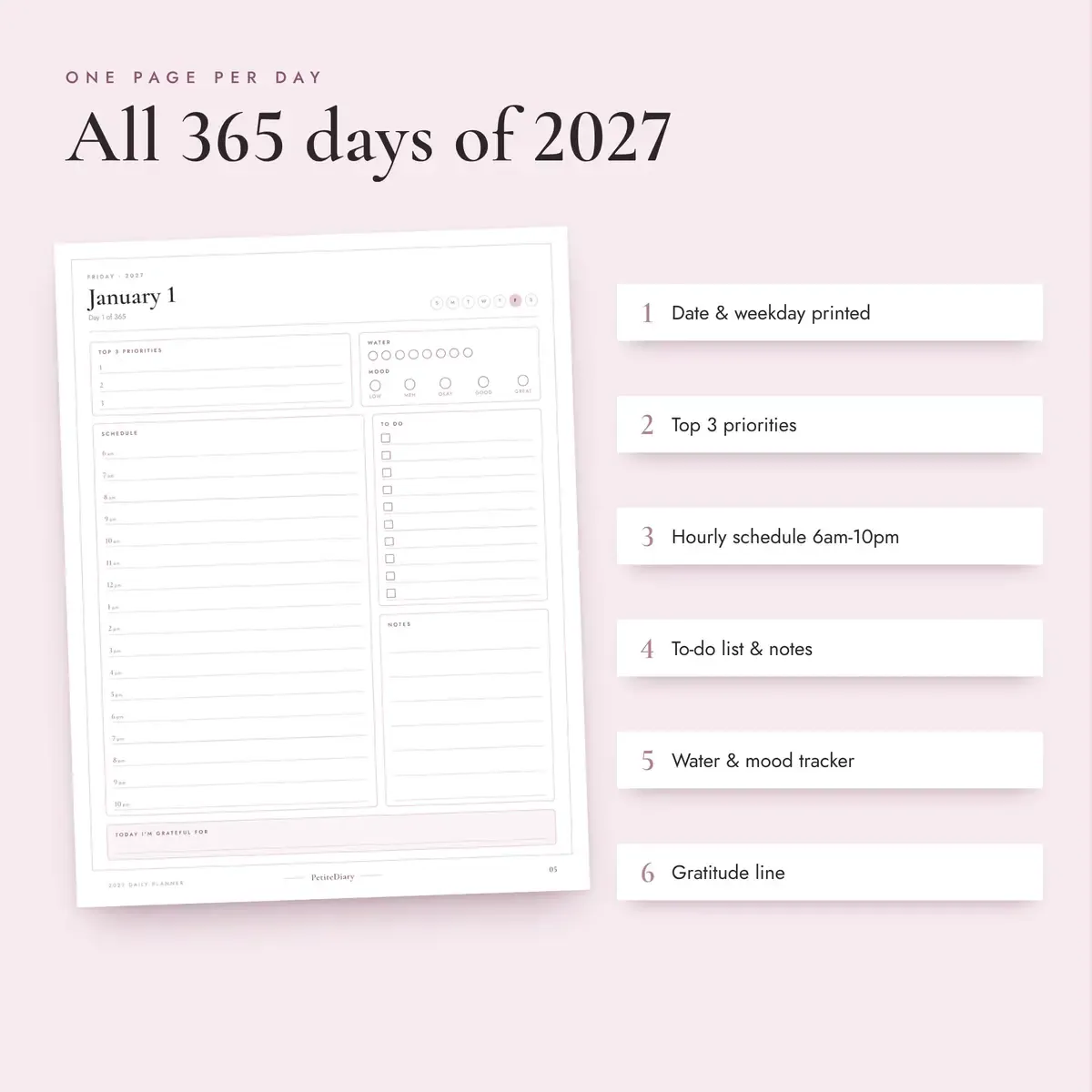 2027 Daily Planner, image 3