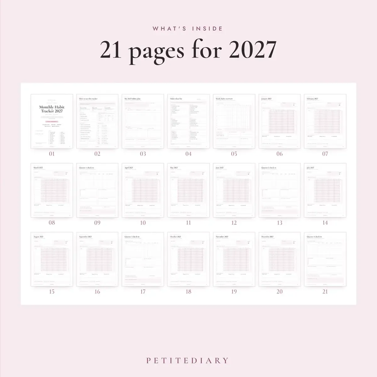 2027 Habit Tracker, image 2
