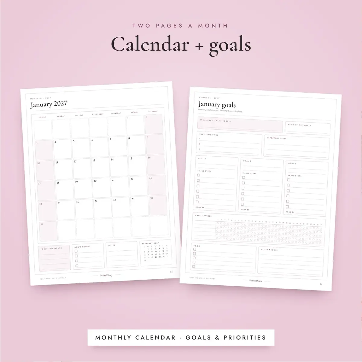 2027 Monthly Planner, image 4