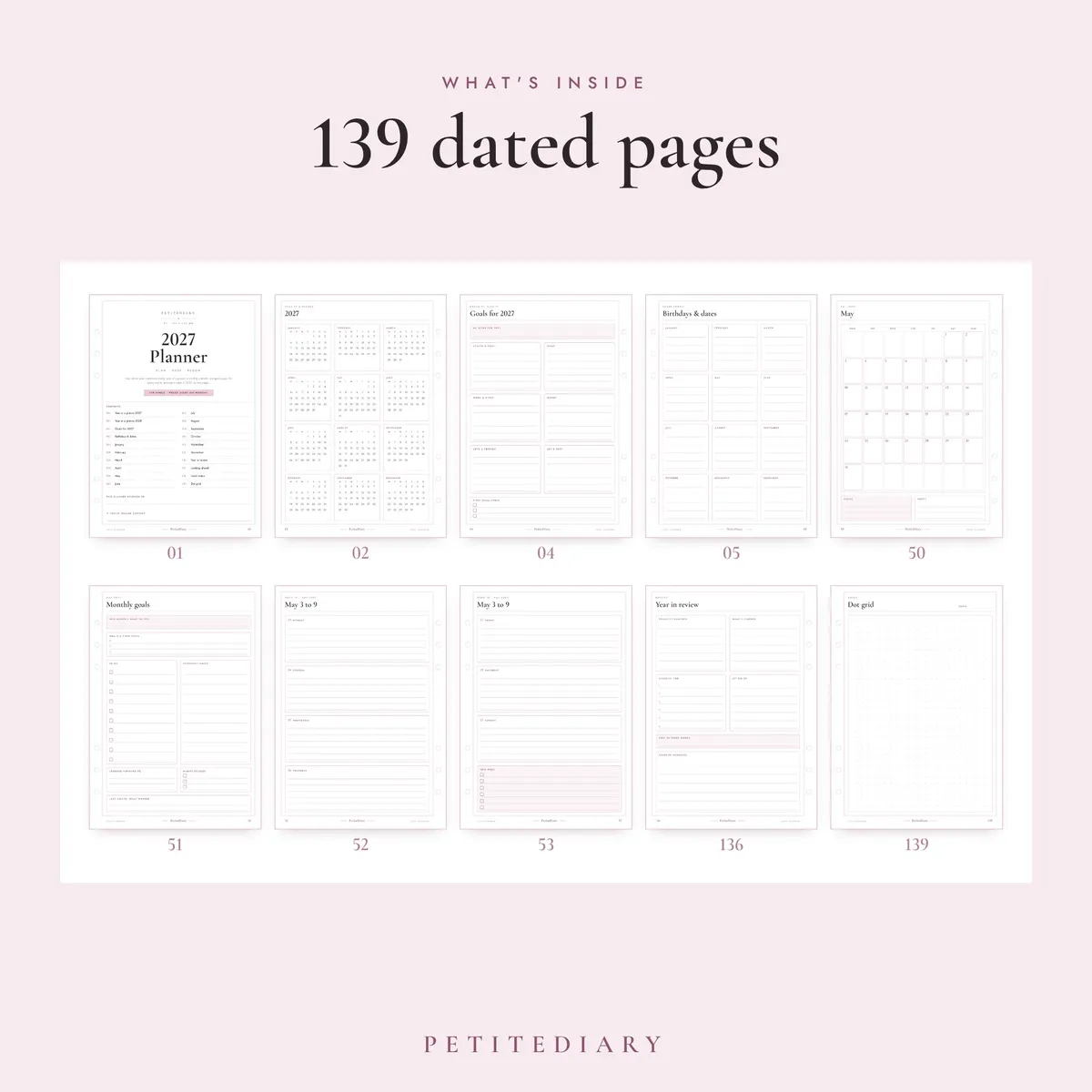 2027 Planner Inserts, image 2