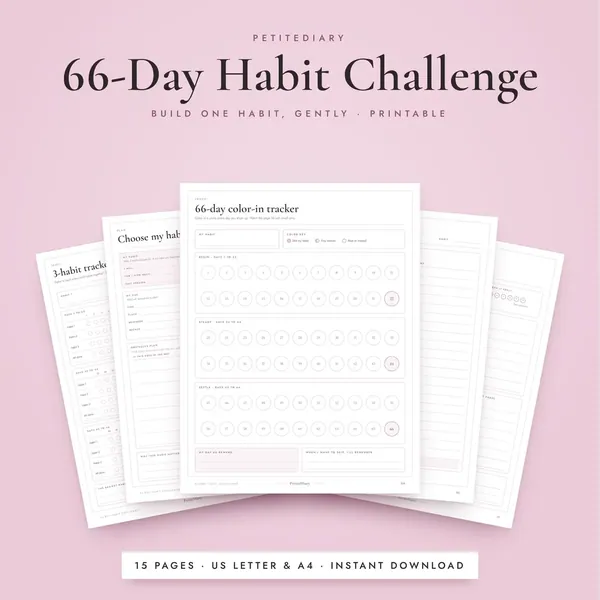 66 Day Habit Tracker