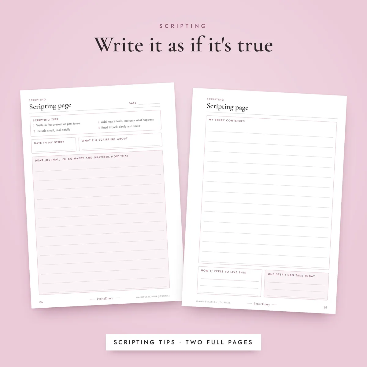 Manifestation Journal A5 & Half Letter Inserts, image 4