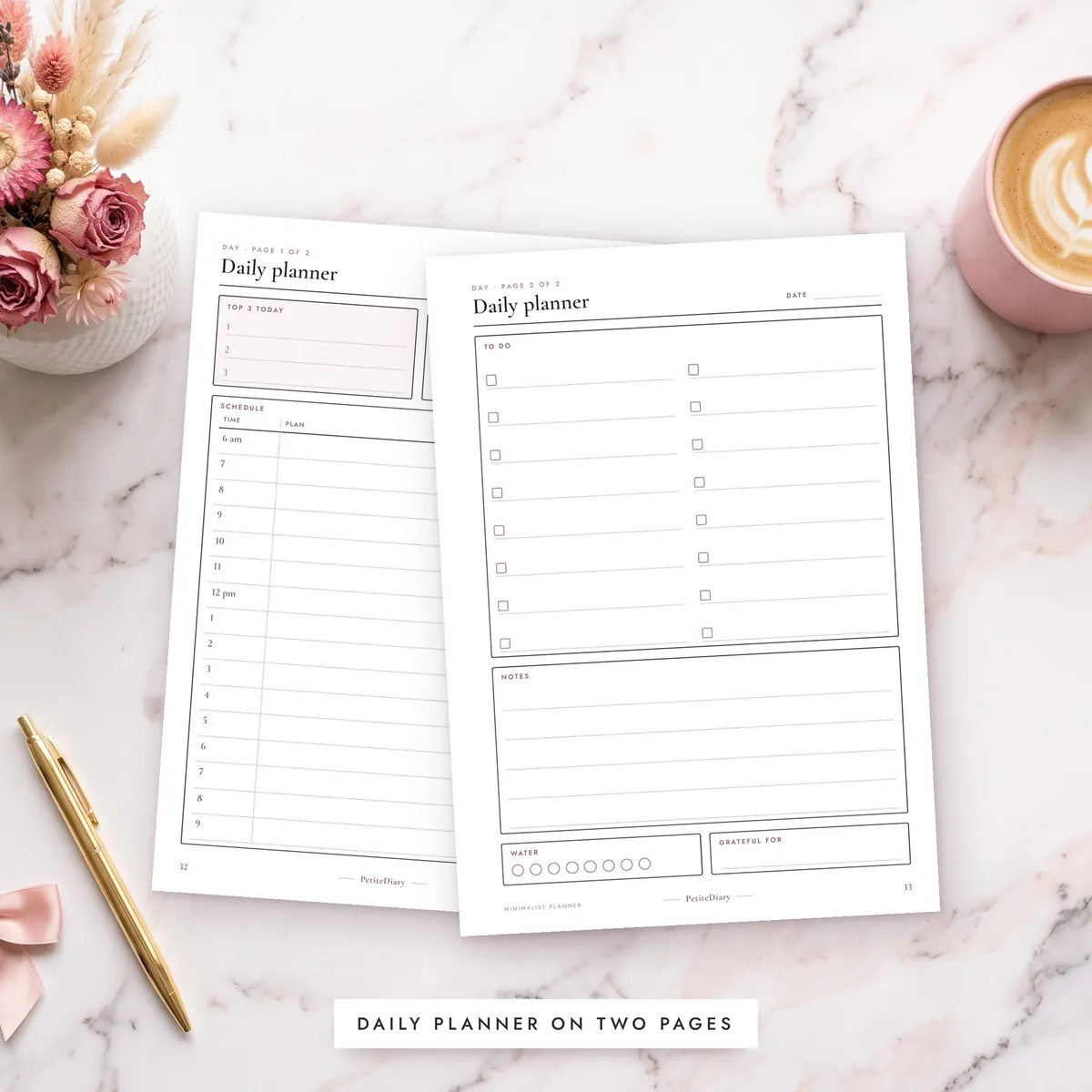 Minimalist Planner A5 & Half Letter Inserts, image 5