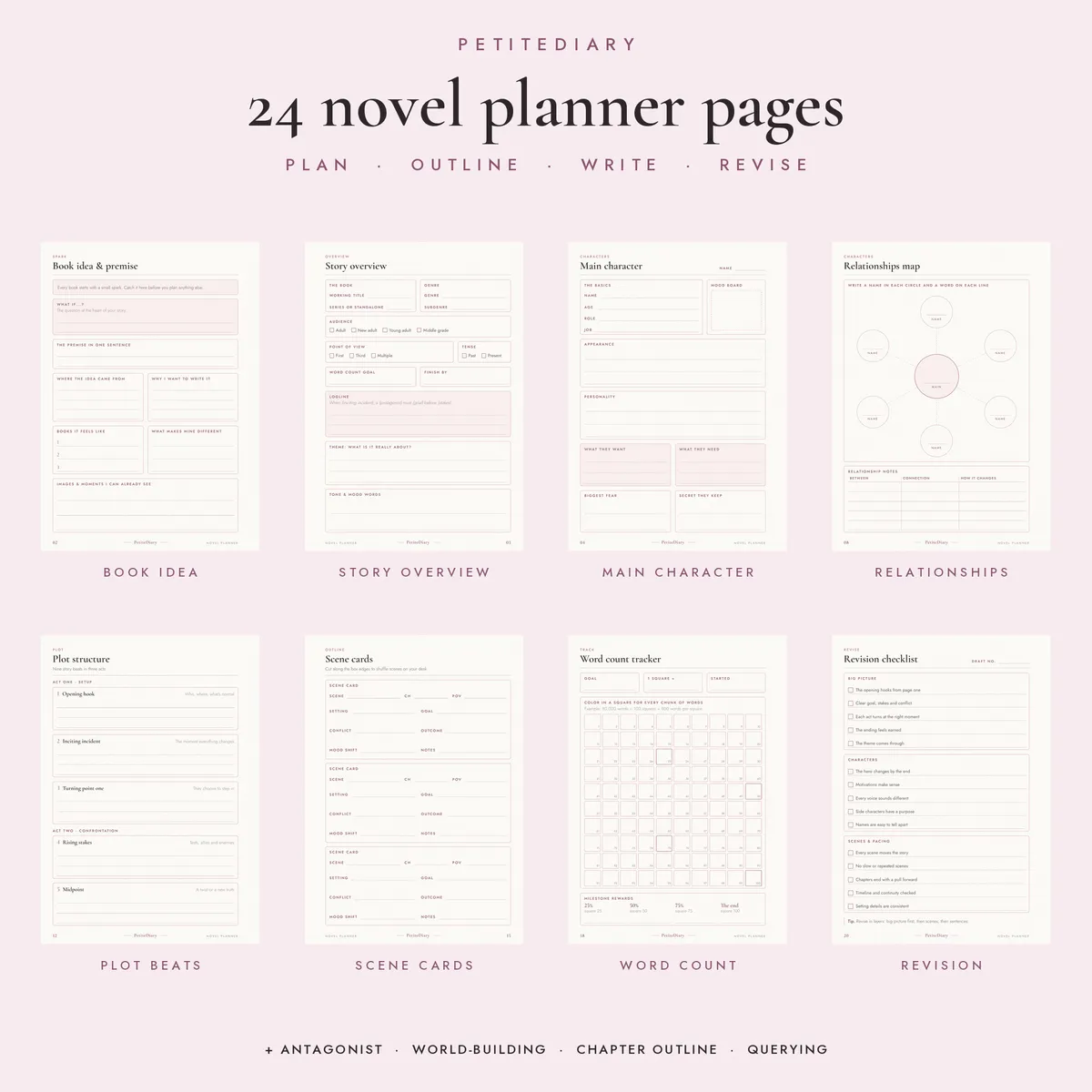 A5 Novel Planner, image 2