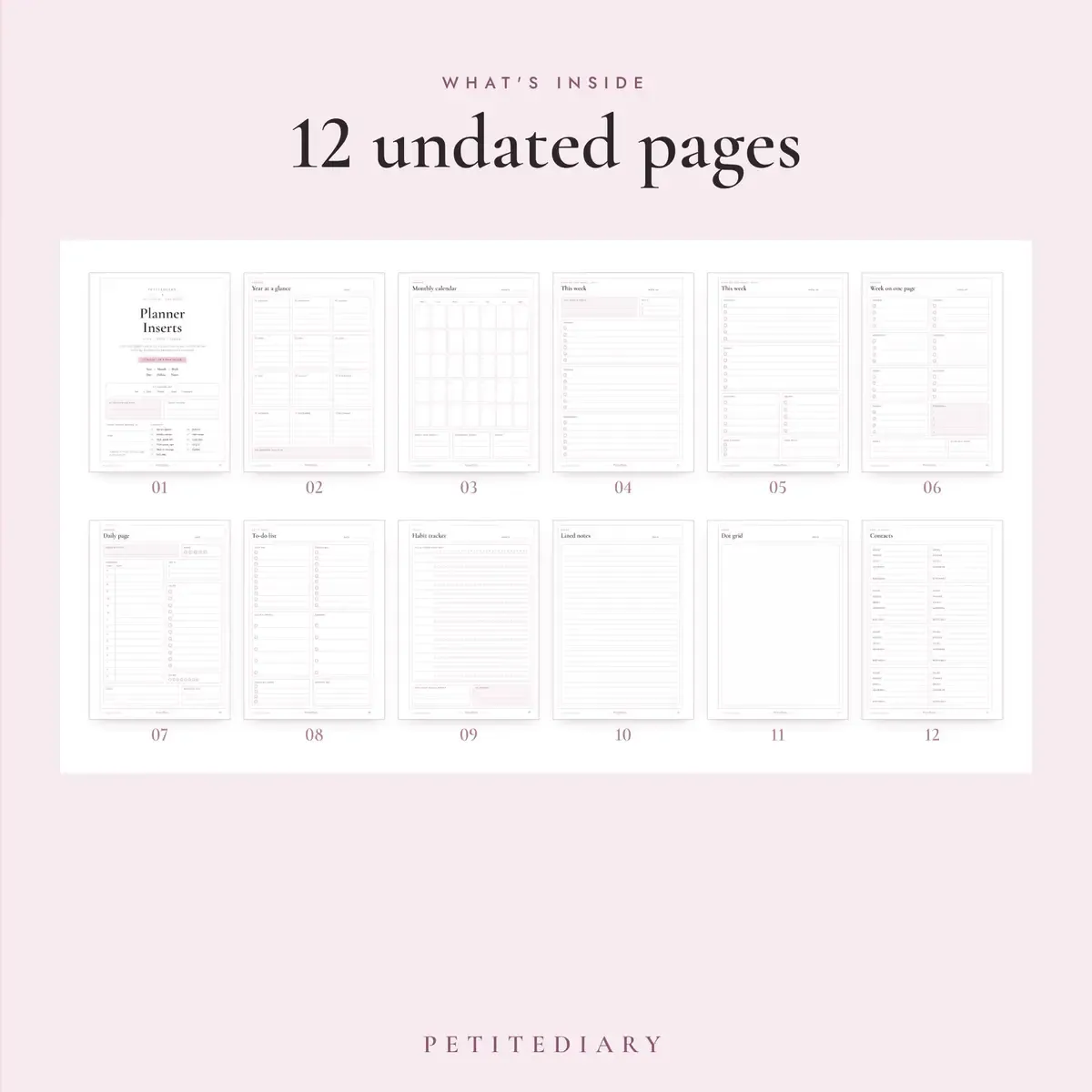 A5 Planner Inserts, image 2