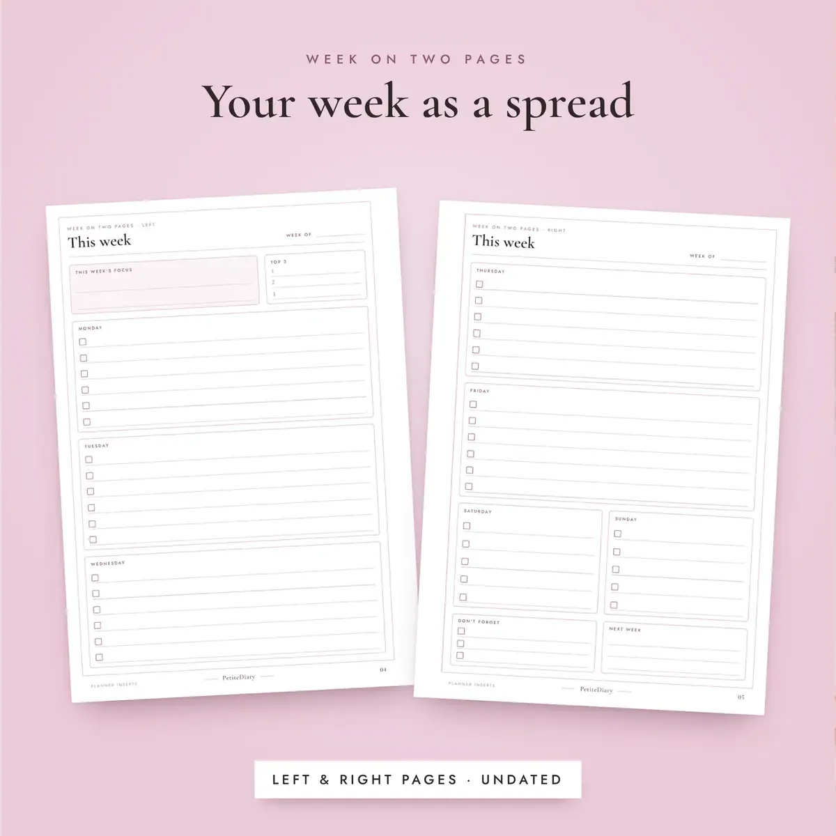 A5 Planner Inserts, image 4