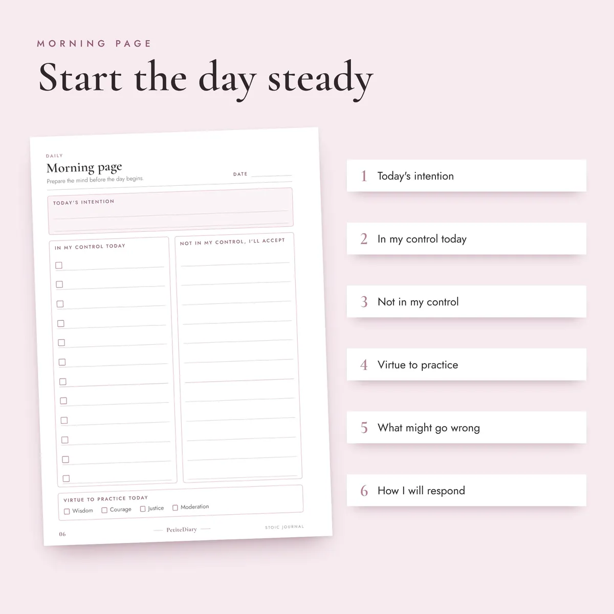 Stoic Journal A5 & Half Letter Inserts, image 3