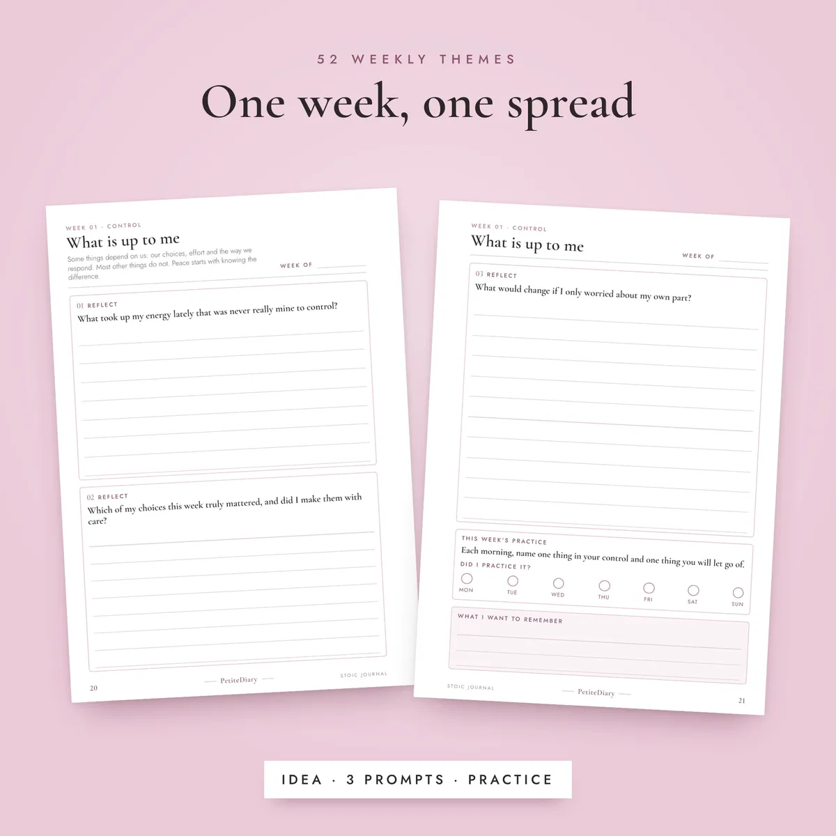 Stoic Journal A5 & Half Letter Inserts, image 4