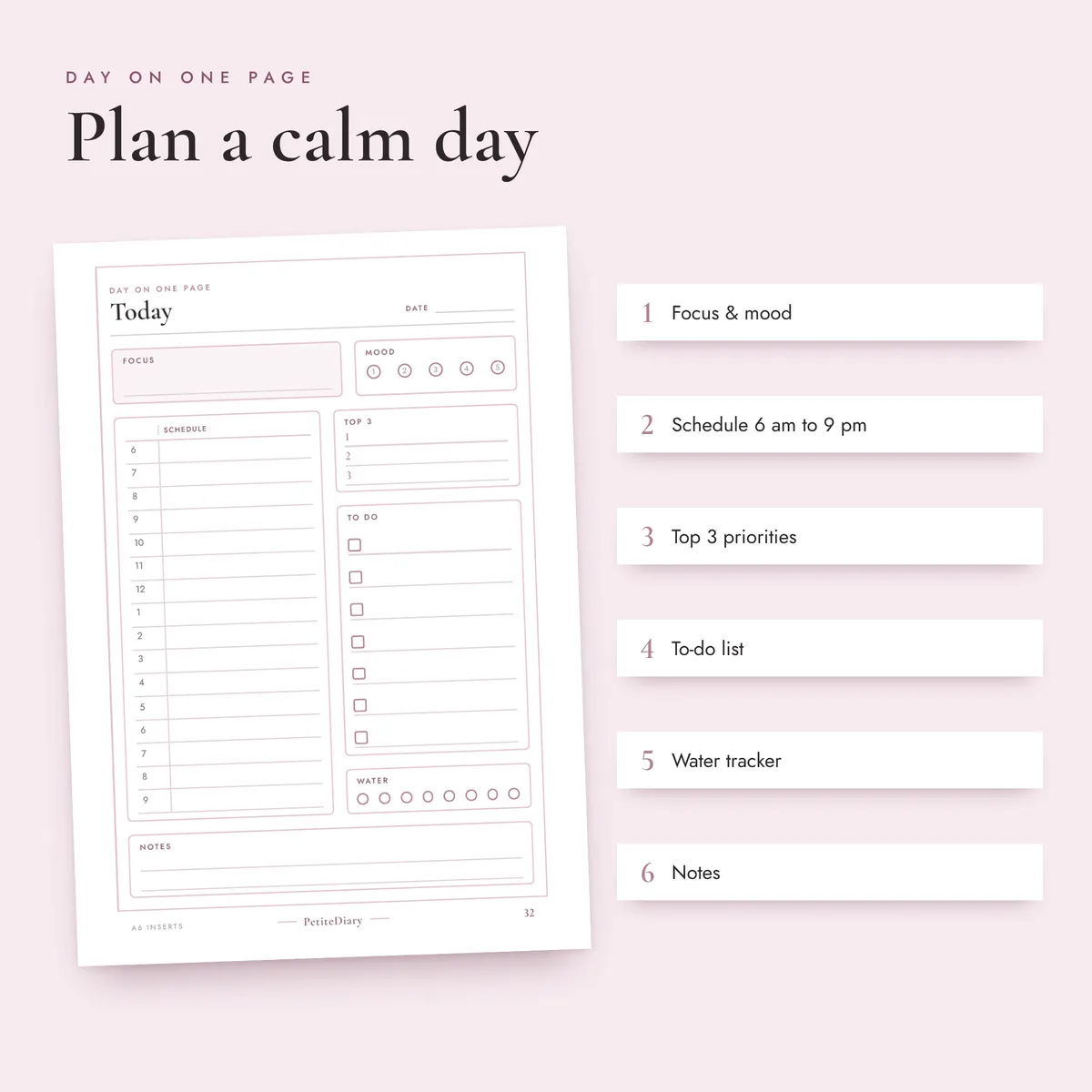 A6 Planner Inserts, image 3