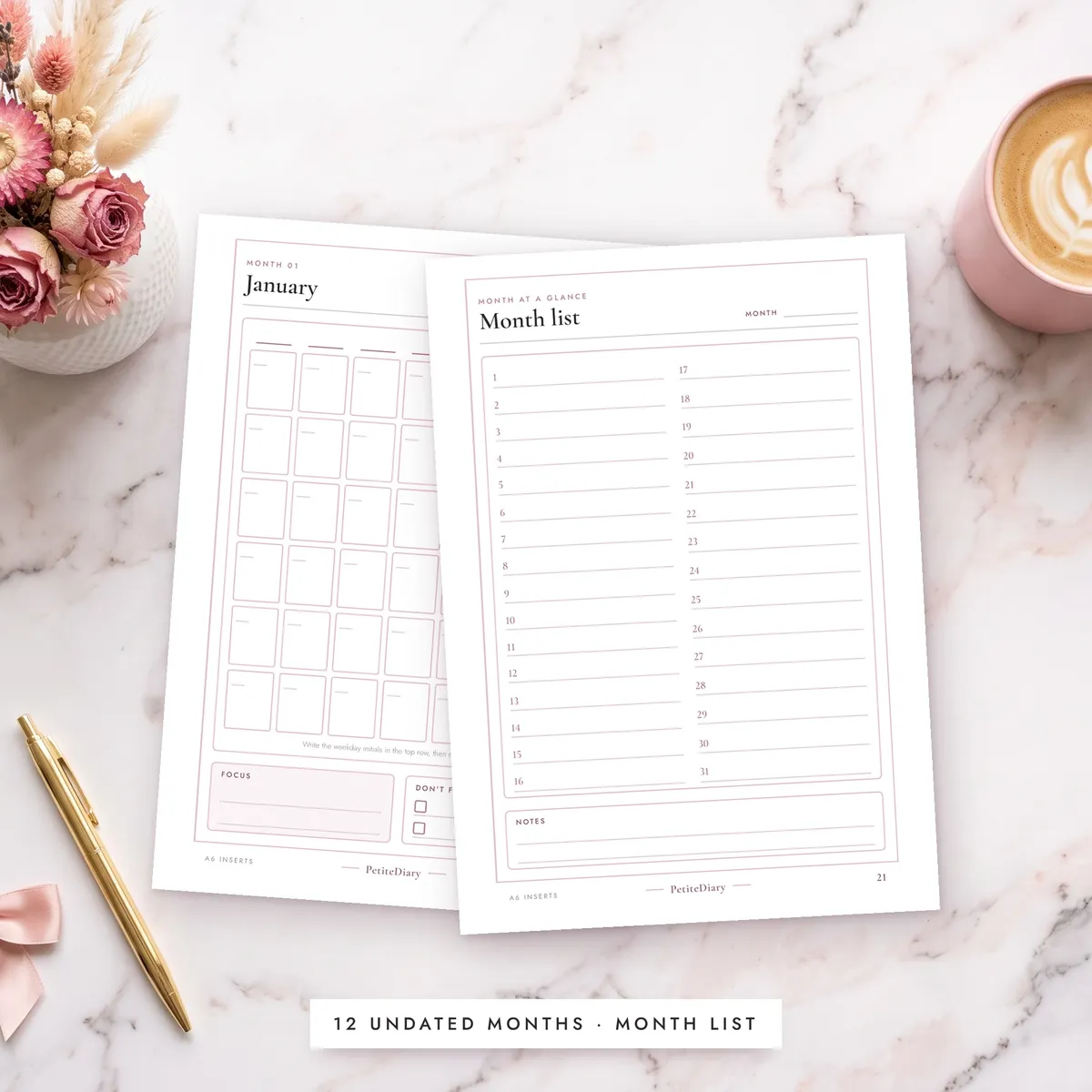 A6 Planner Inserts, image 5