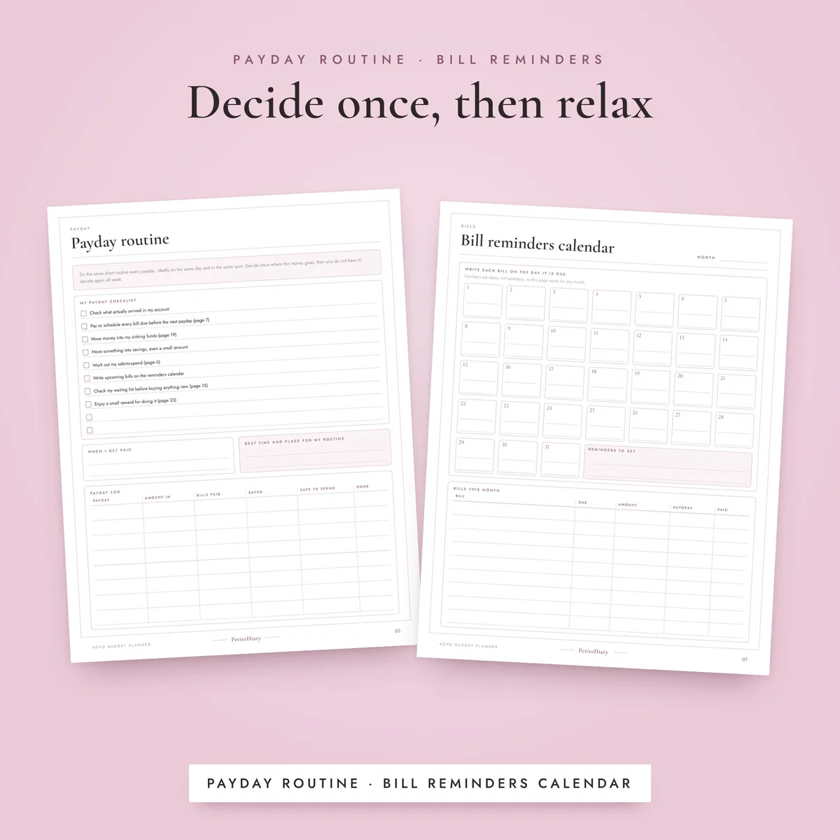 ADHD Budget Planner, image 4