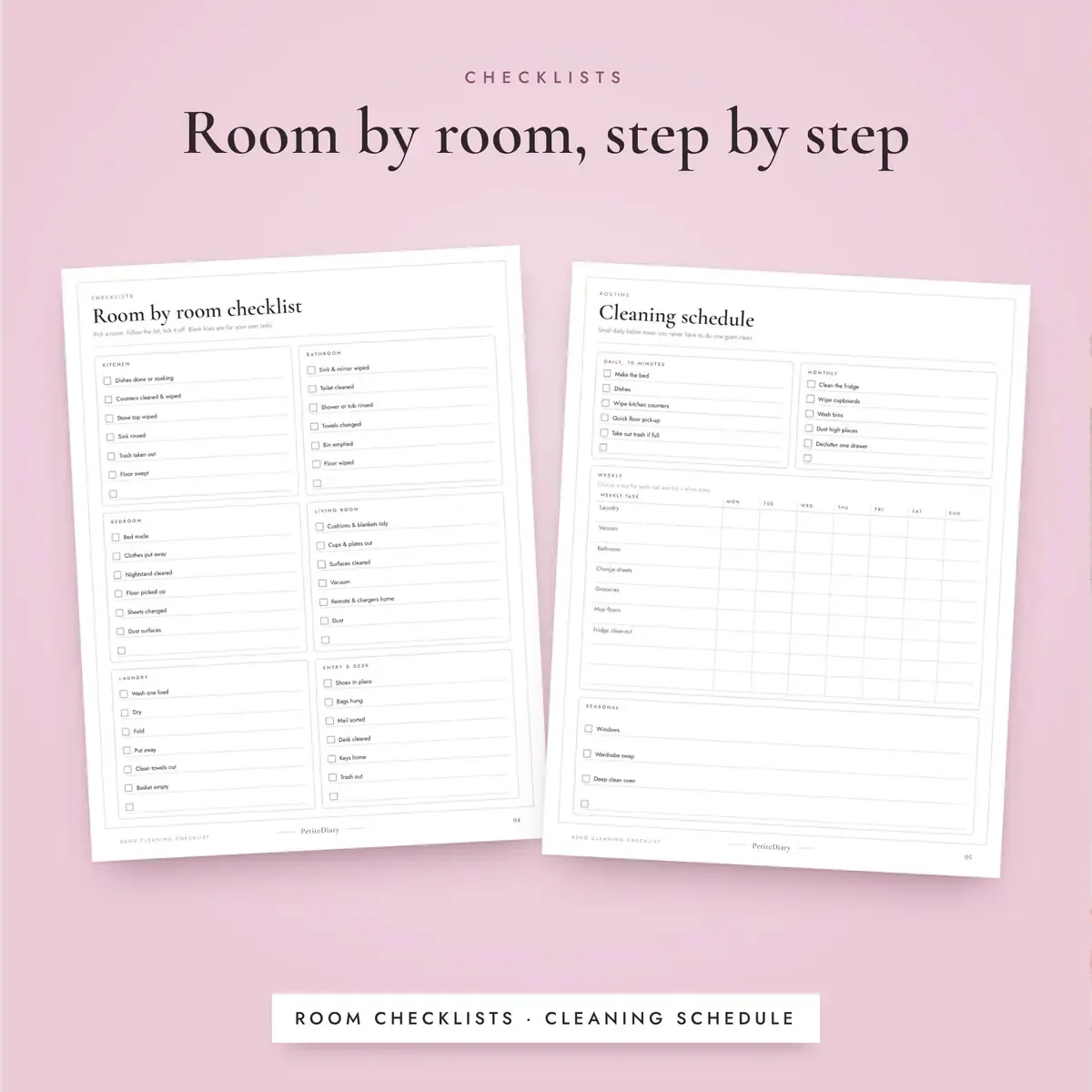 ADHD Cleaning Checklist, image 4