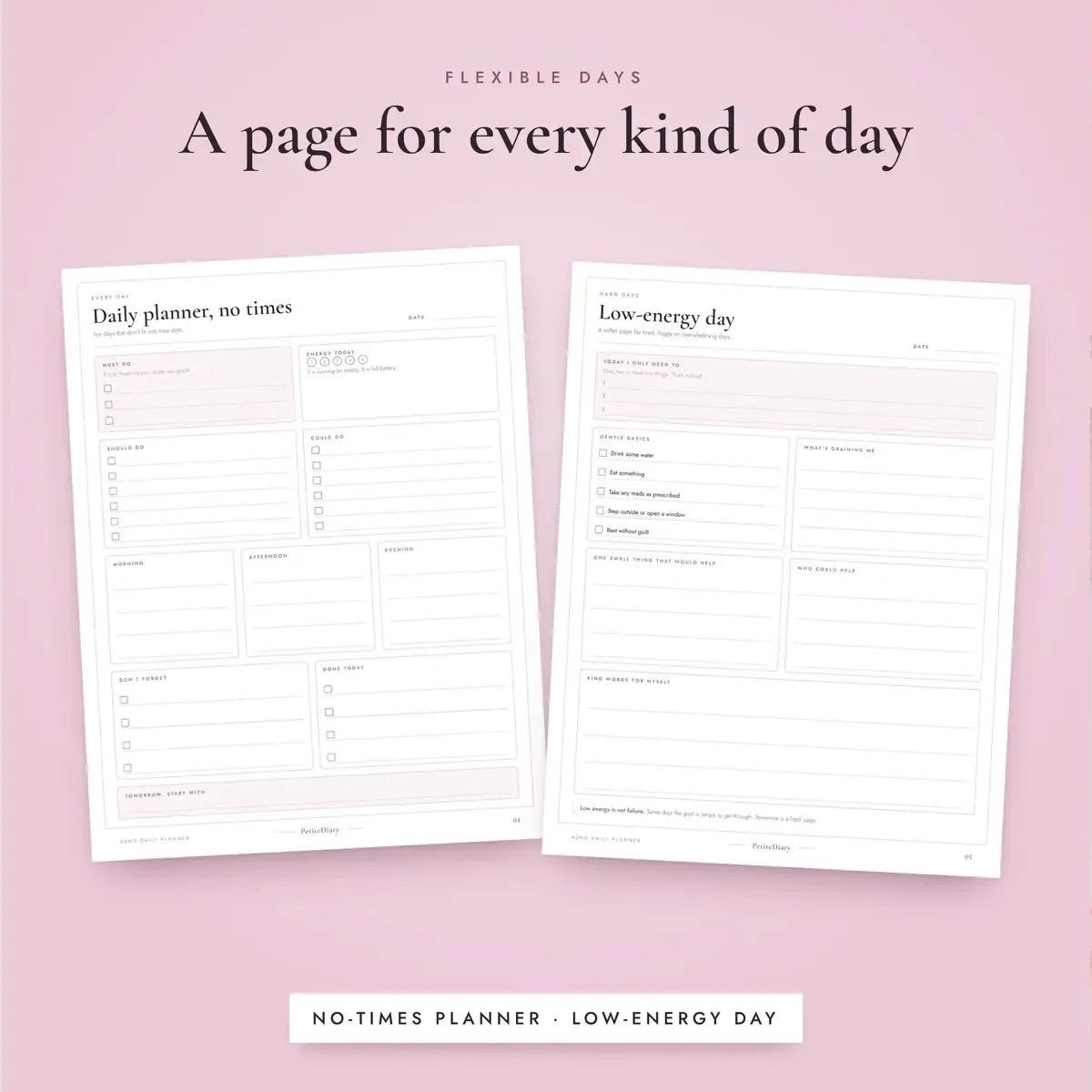 ADHD Daily Planner for Adults, image 4