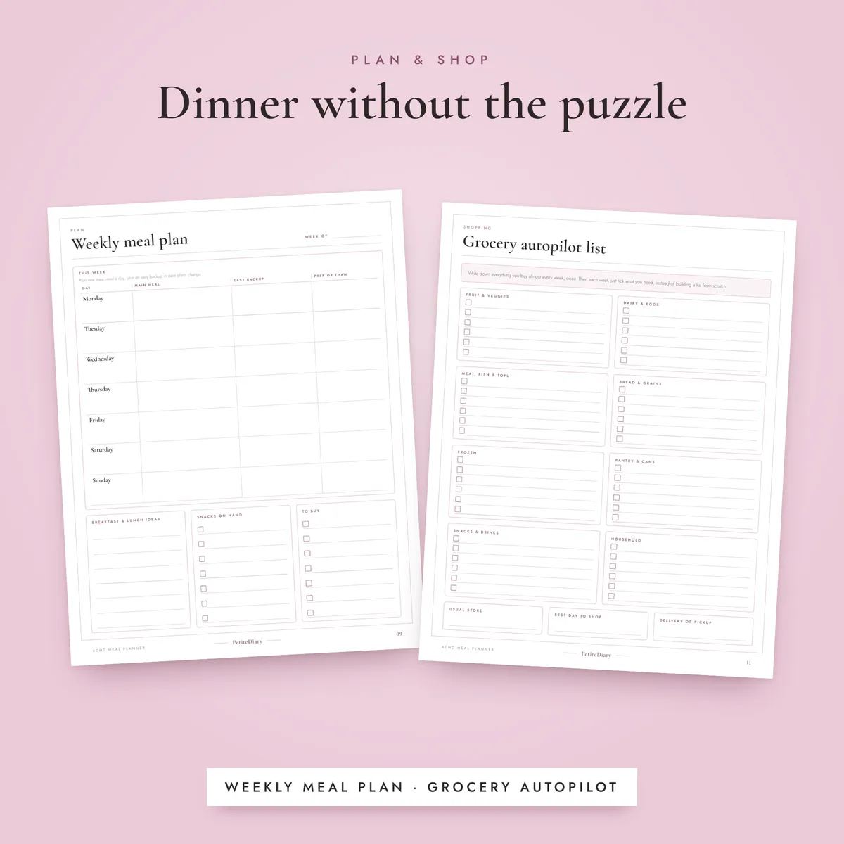 ADHD Meal Planner, image 4