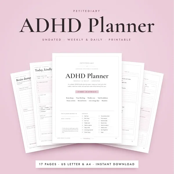 ADHD Planner for Adults