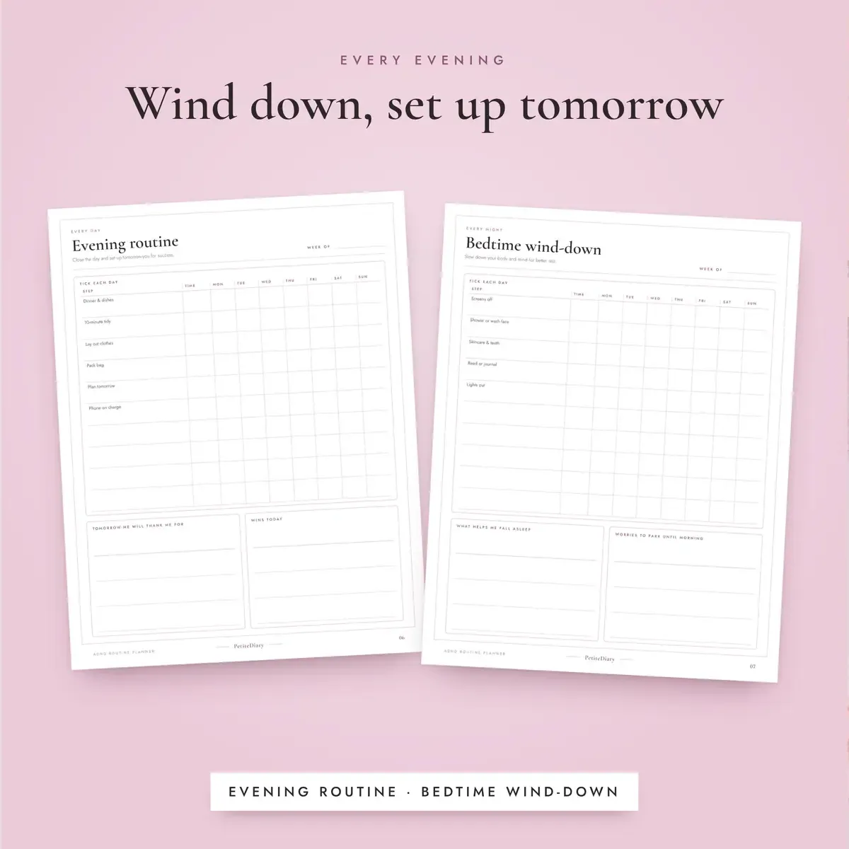 ADHD Routine Chart for Adults, image 4