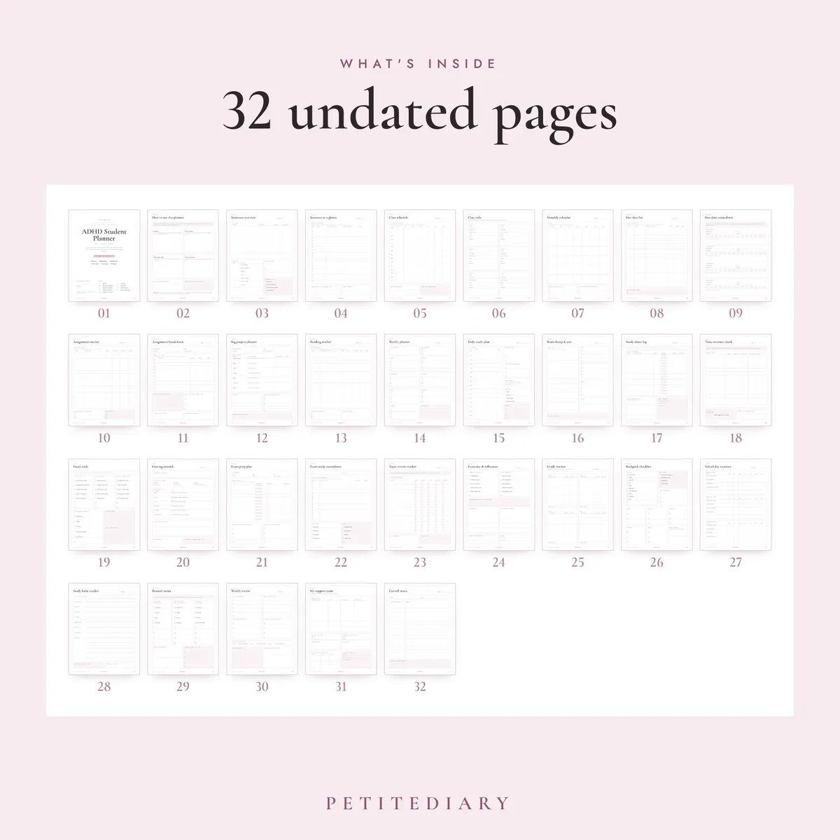 ADHD Student Planner, image 2