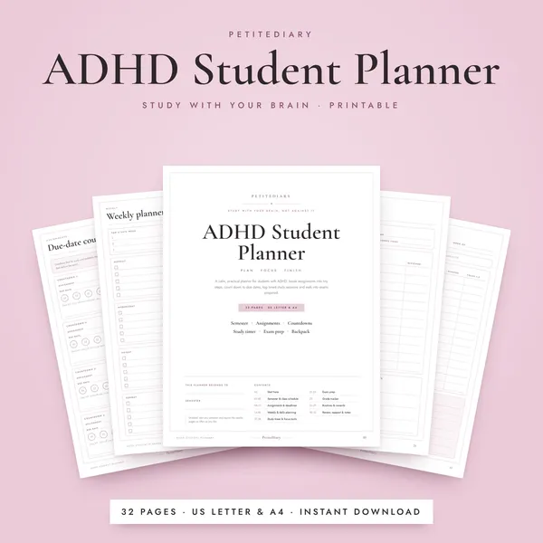 ADHD Student Planner
