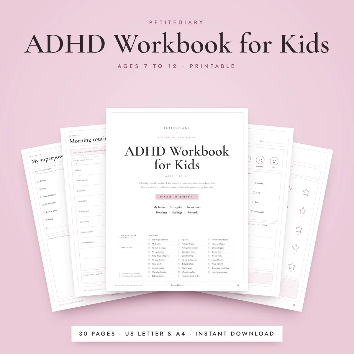 ADHD Workbook for Kids