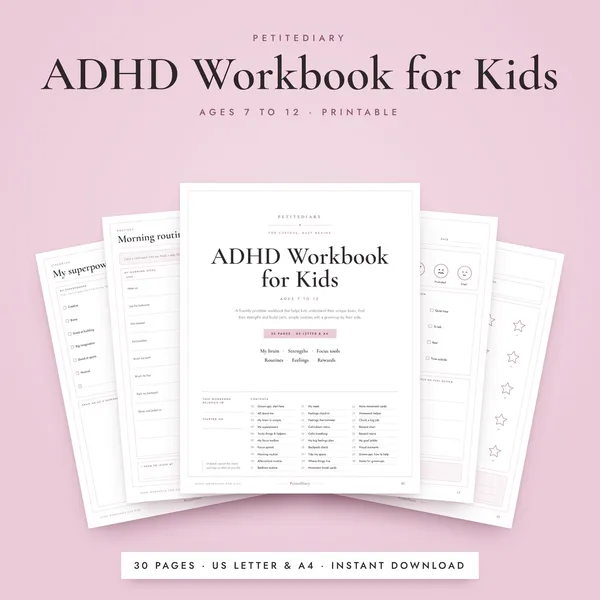 ADHD Workbook for Kids
