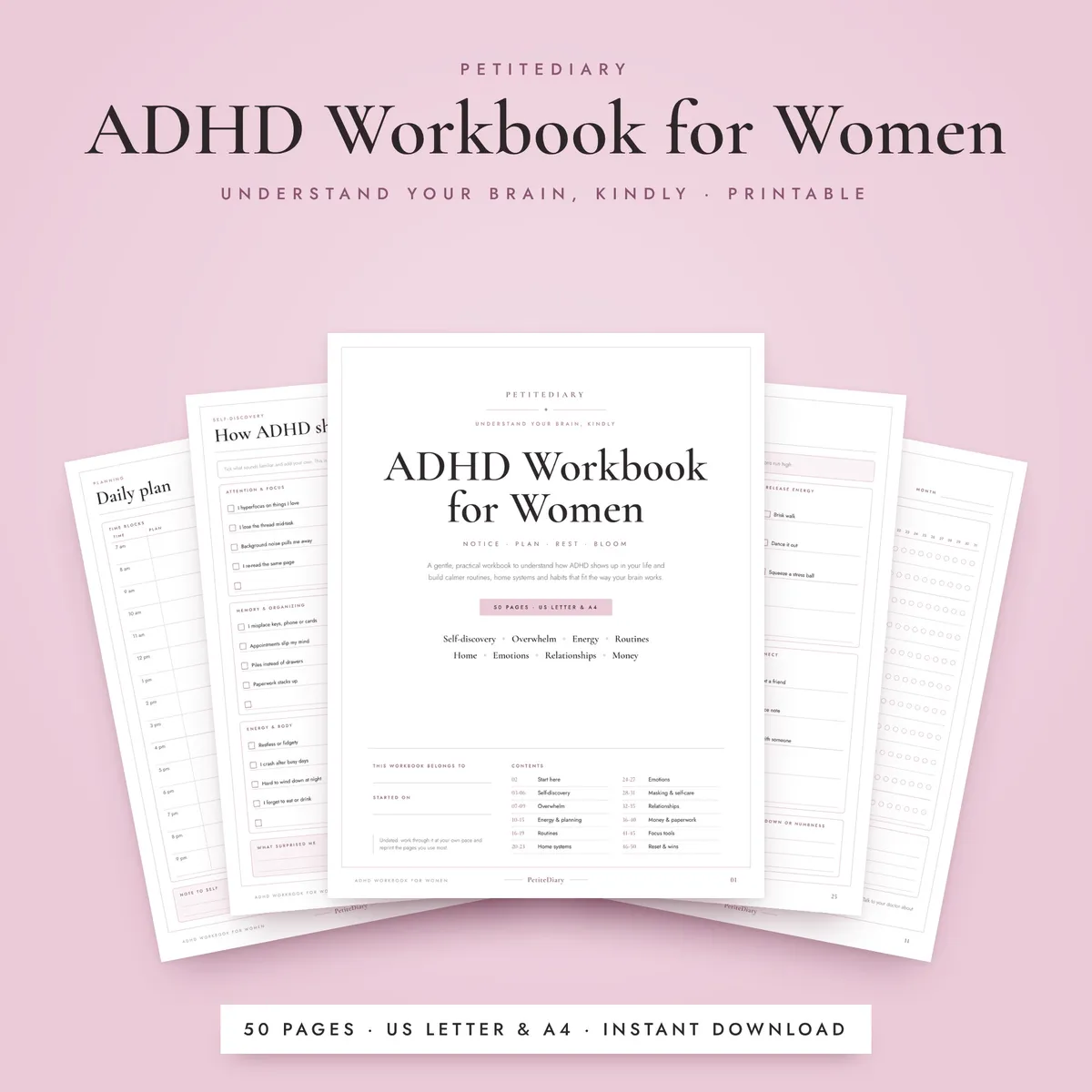 ADHD Workbook for Women