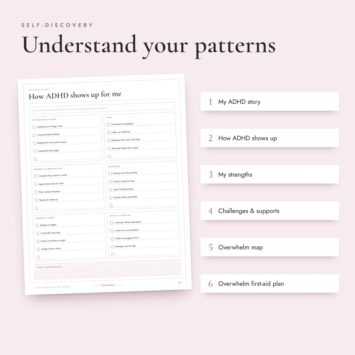 ADHD Workbook for Women, image 3