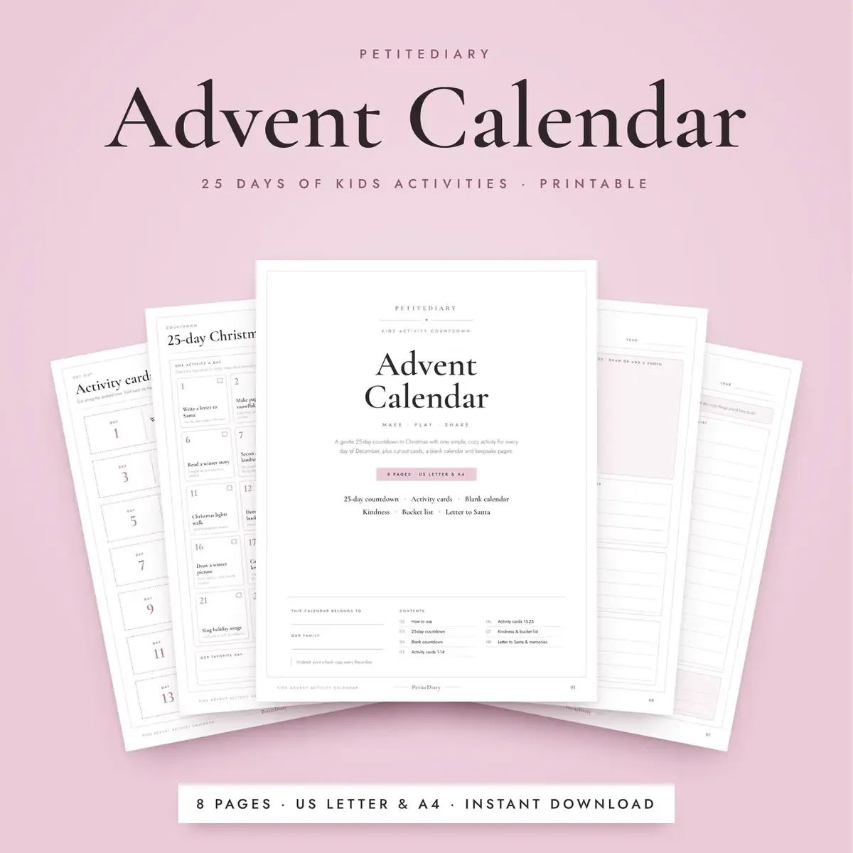 Advent Calendar for Kids