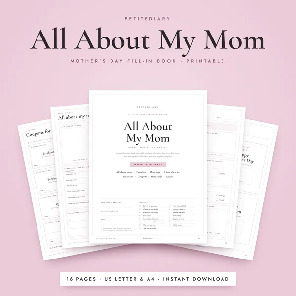 All About My Mom for Kids