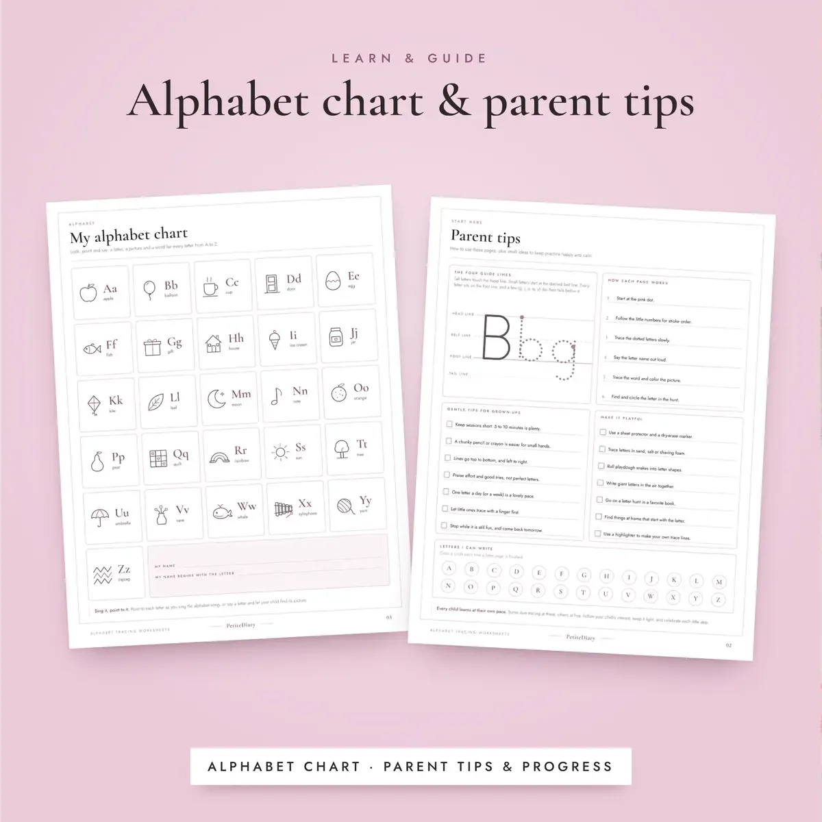 Alphabet Tracing Worksheets, image 4