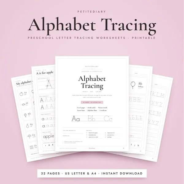 Alphabet Tracing Worksheets