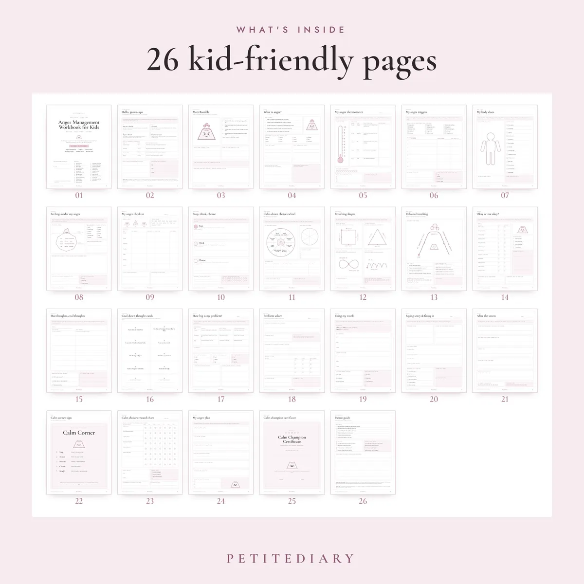 Anger Management for Kids Workbook, image 2