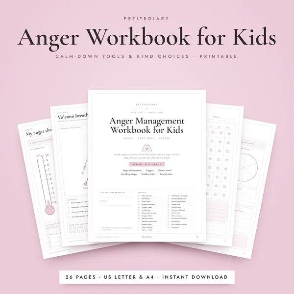 Anger Management for Kids Workbook