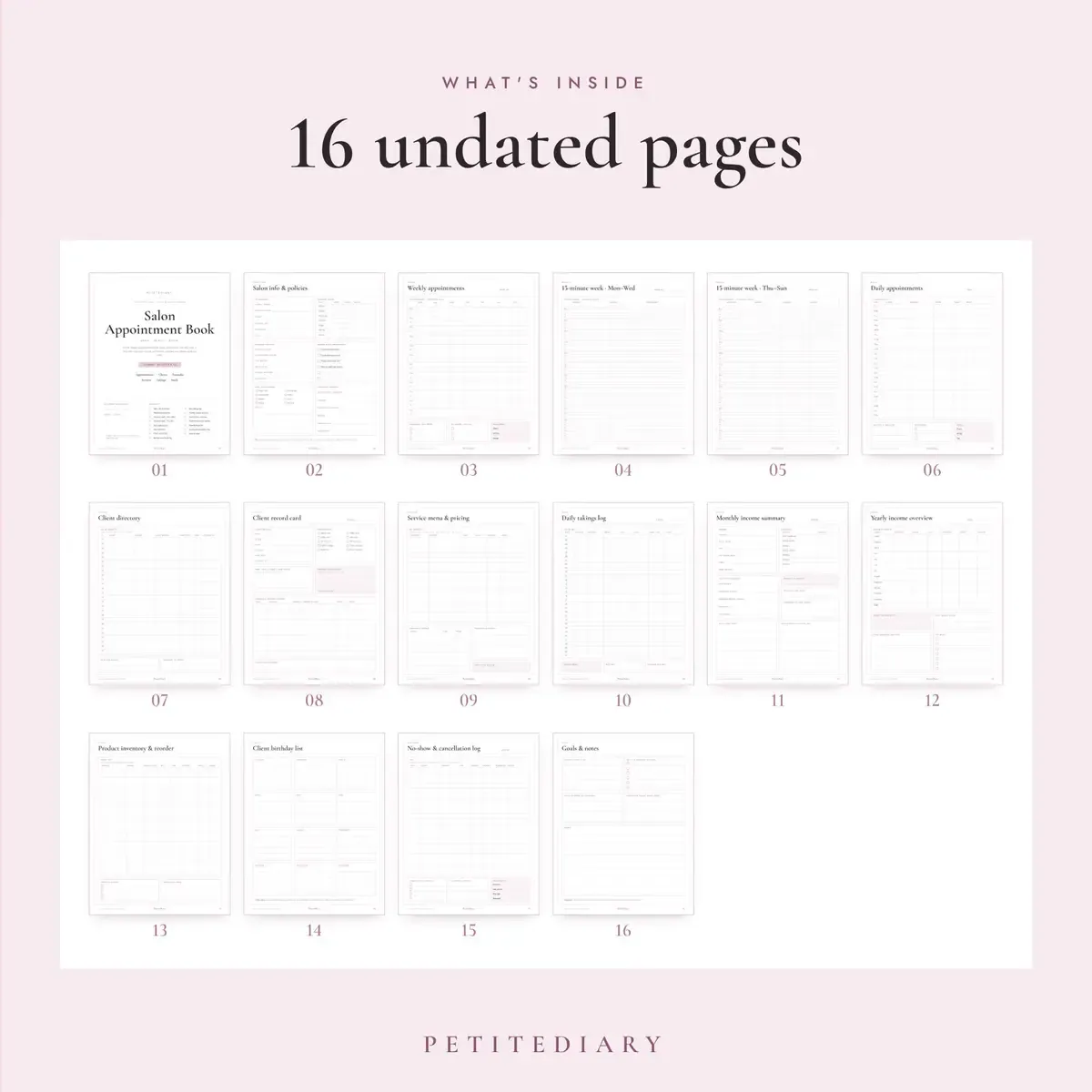 Appointment Book for Salons, image 2