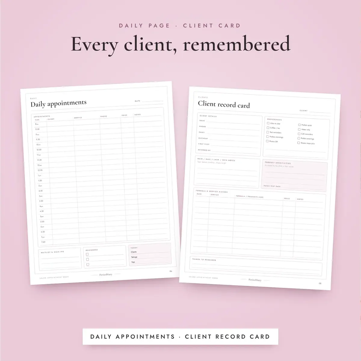 Appointment Book for Salons, image 4