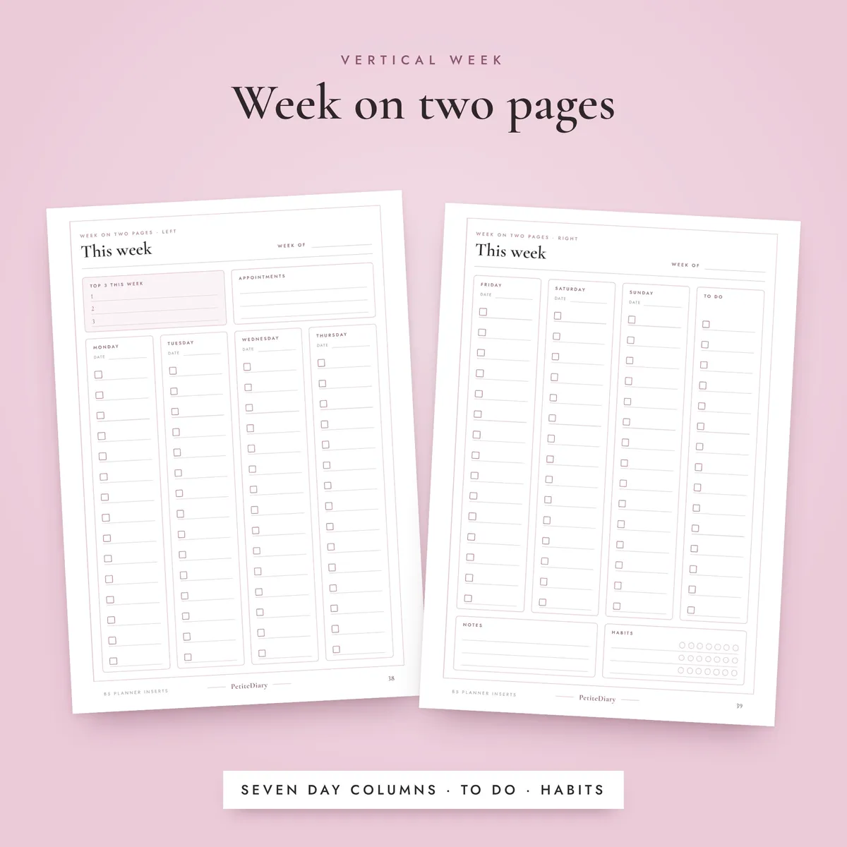 B5 Planner Inserts, image 4