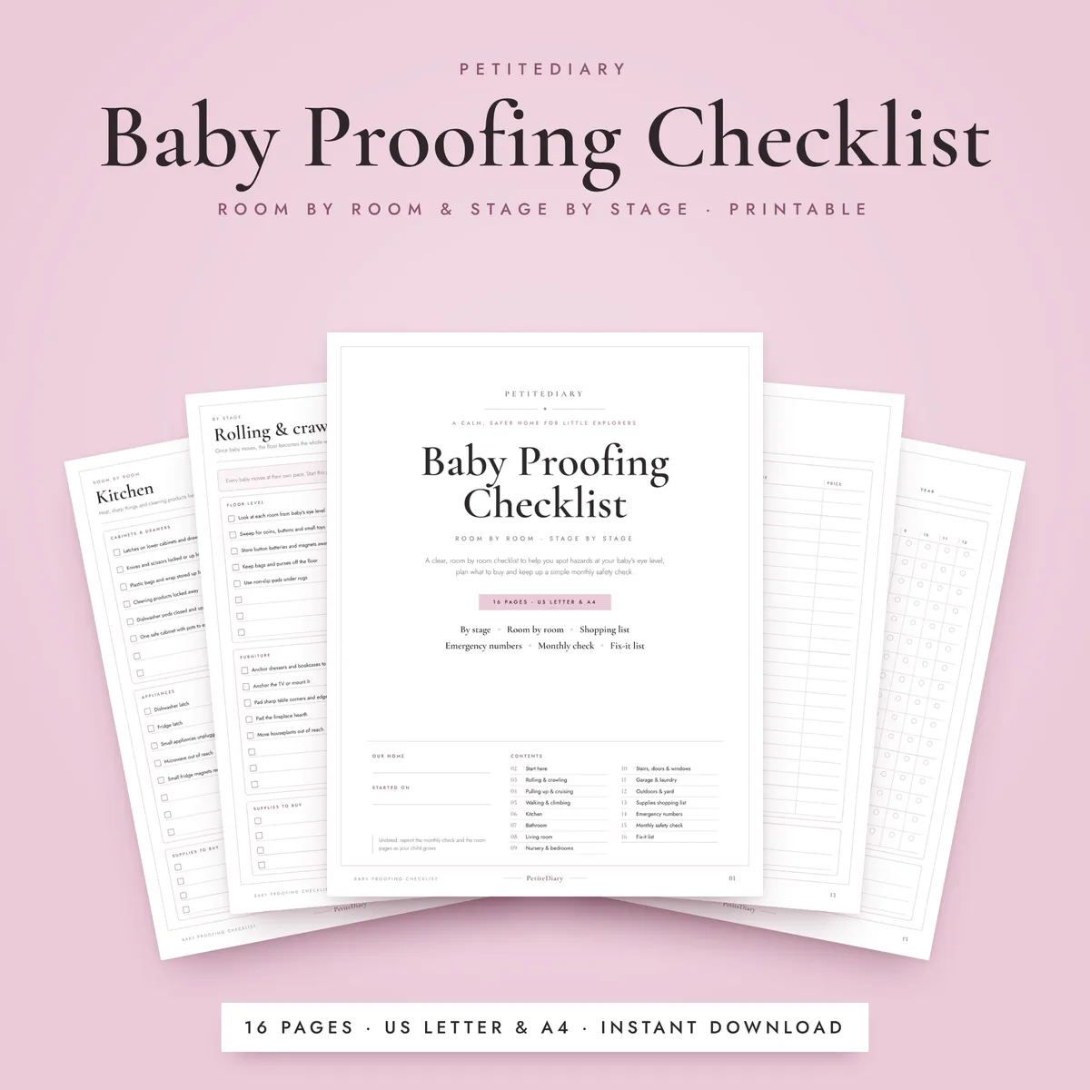 Baby Proofing Checklist
