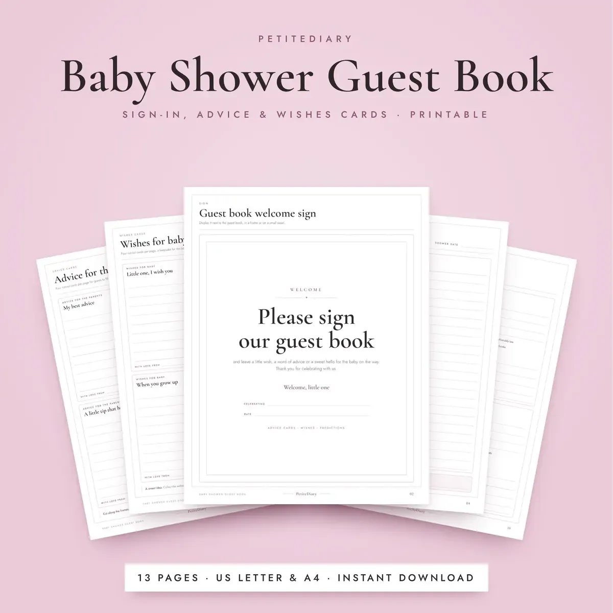 Baby Shower Guest Book