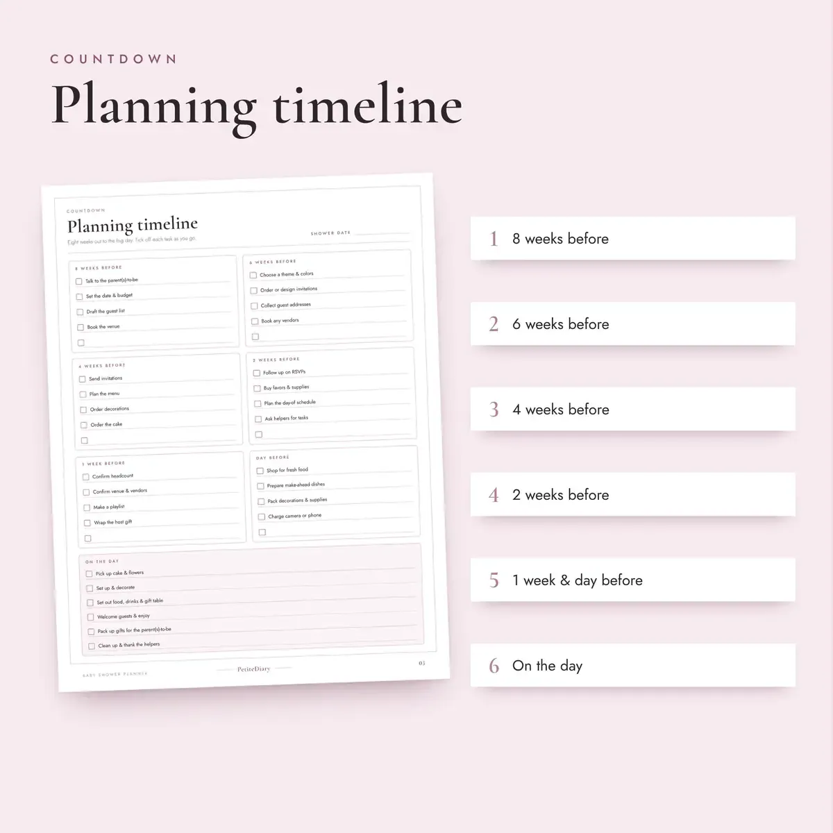Baby Shower Planner, image 3