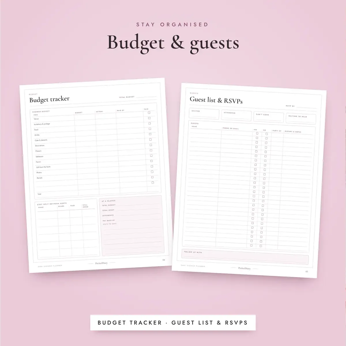 Baby Shower Planner, image 4