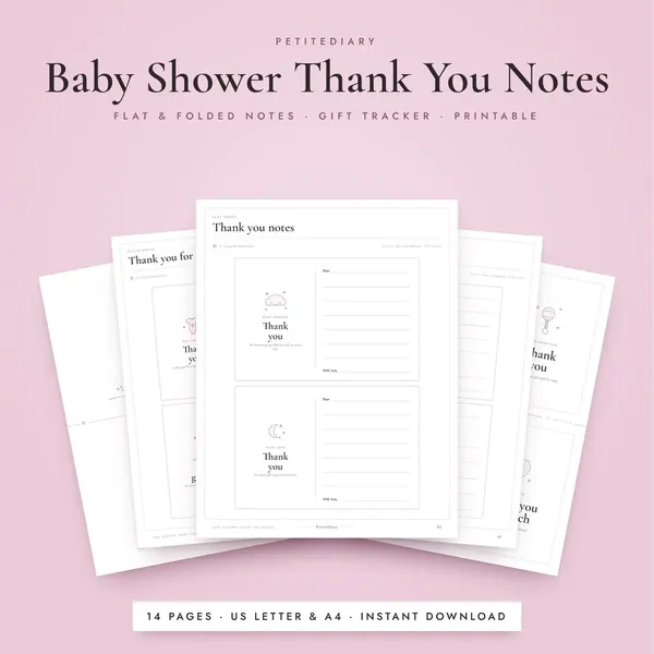 Baby Shower Thank You Cards