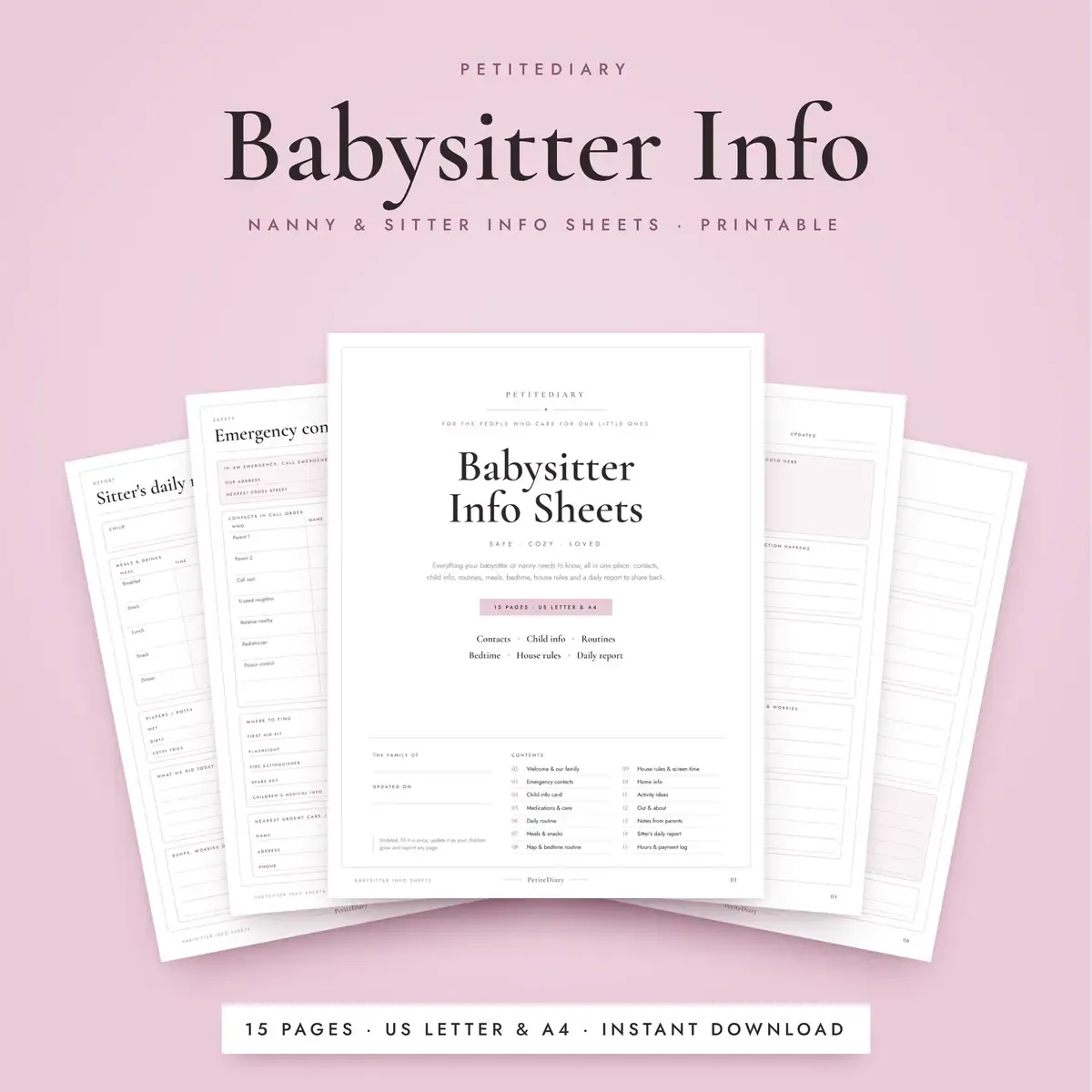 Babysitter Binder