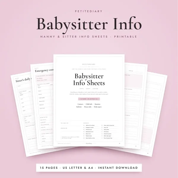 Babysitter Binder