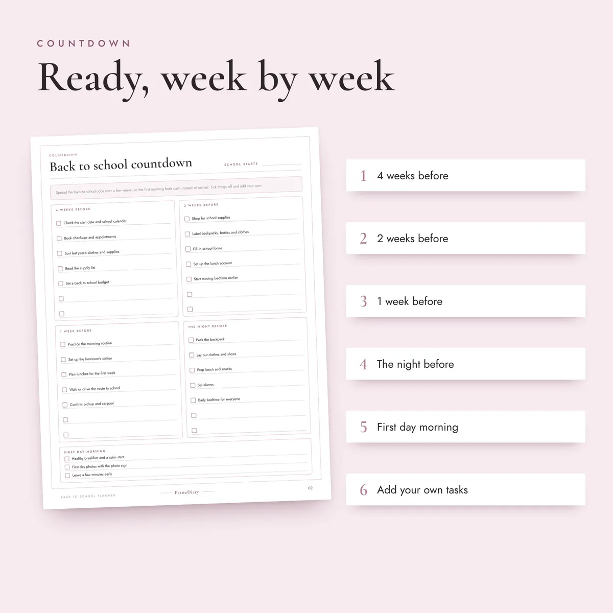 Back to School Planner for Moms, image 3