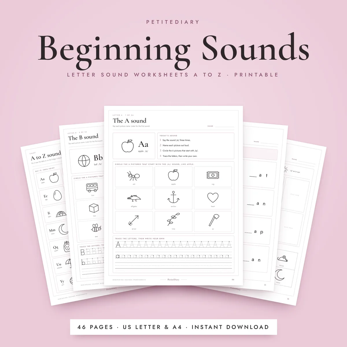 Beginning Sounds Worksheets