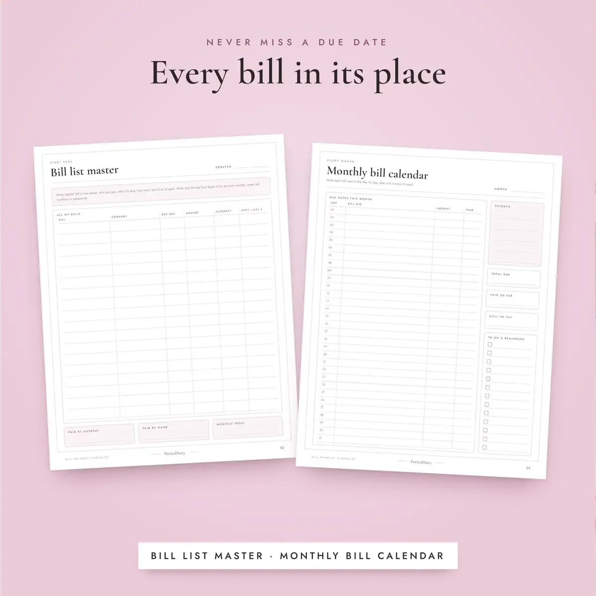 Bill Tracker, image 4